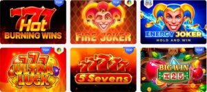 Slottica Casino games